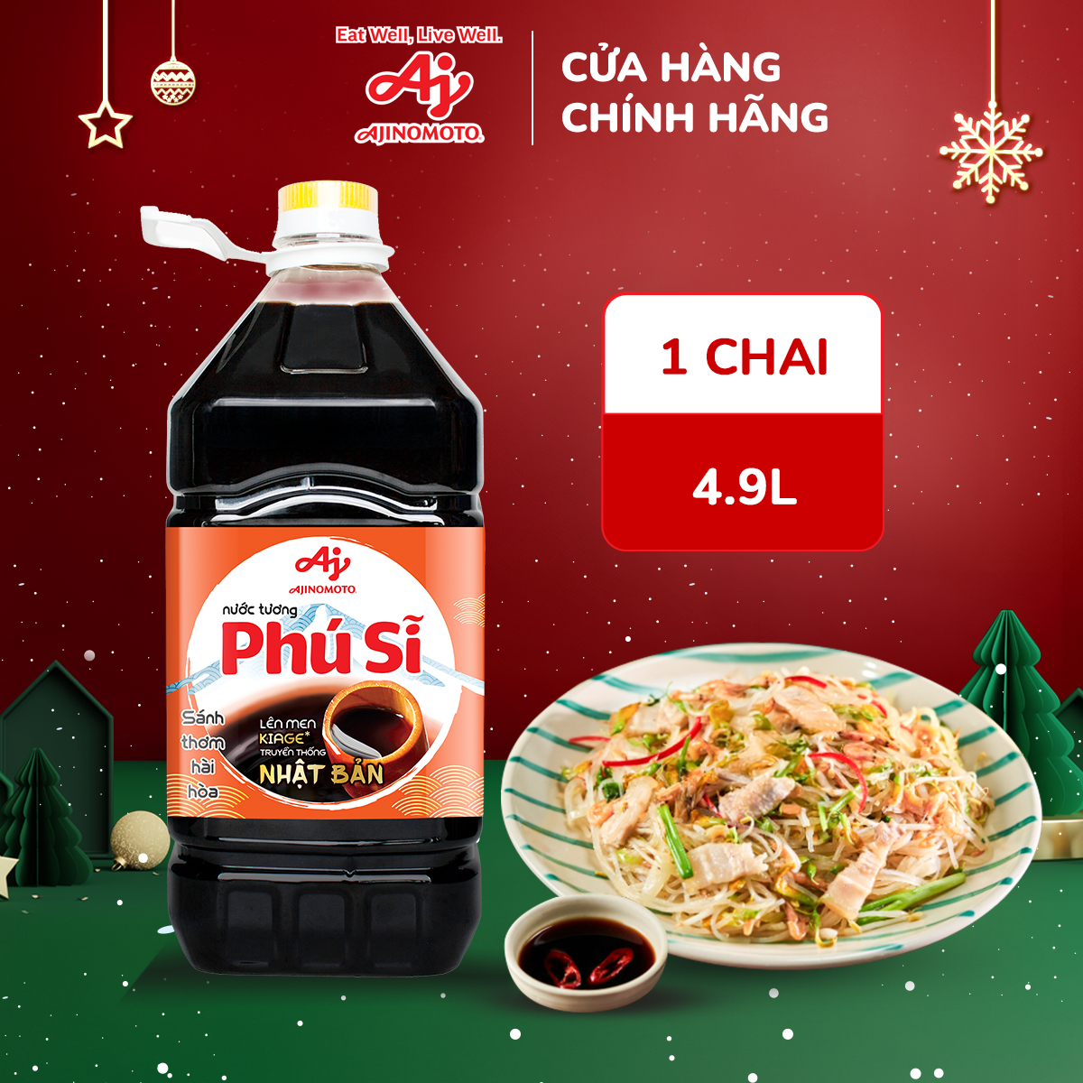 Chai Nước Tương “Phú Sĩ” 4.9l/Chai