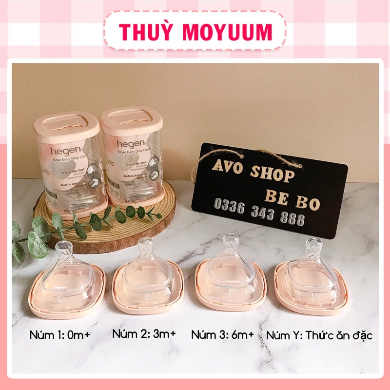 Núm ty Hegen chính hãng đủ size