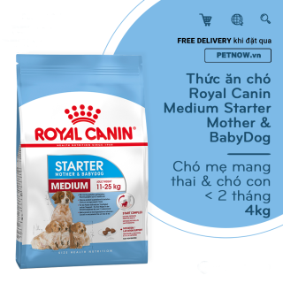 Royal canin Medium Starter Mother&Babydog 1kg 4kg Thức ăn vặt cho chó Thức thumbnail