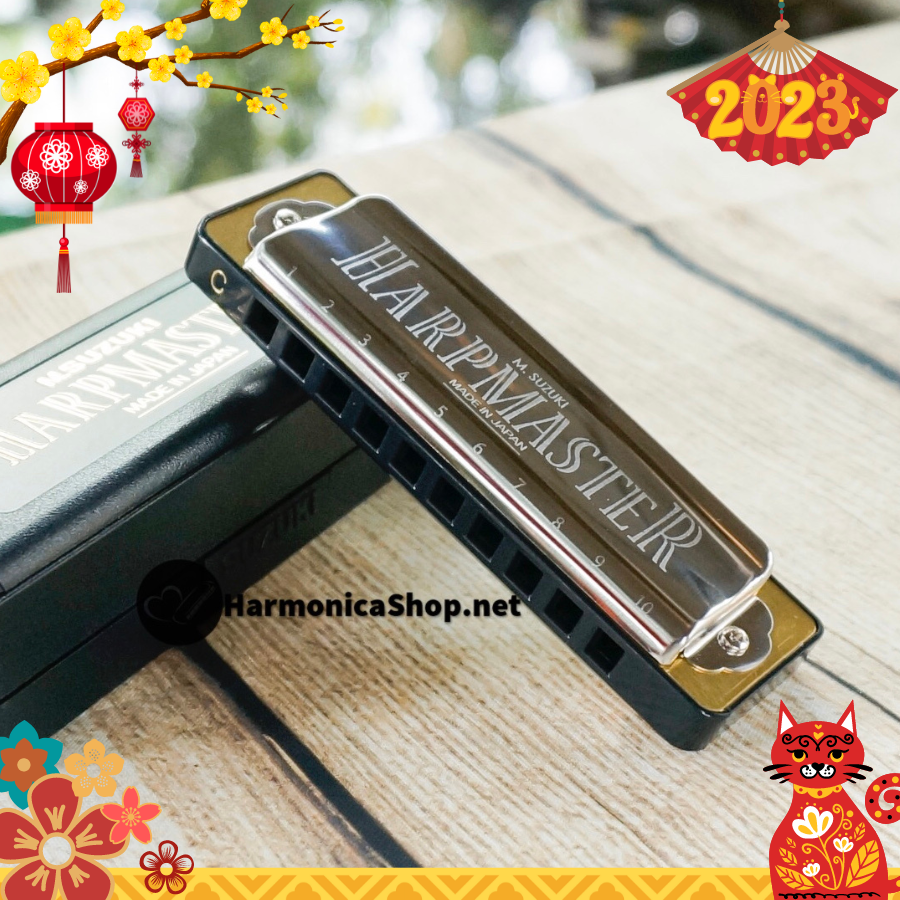 Kèn harmonica Suzuki Harpmaster Mr-200 10 lỗ