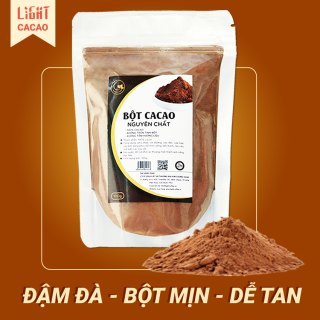 Bột cacao nguyên chất không đường Light Cacao - gói 100gr thumbnail