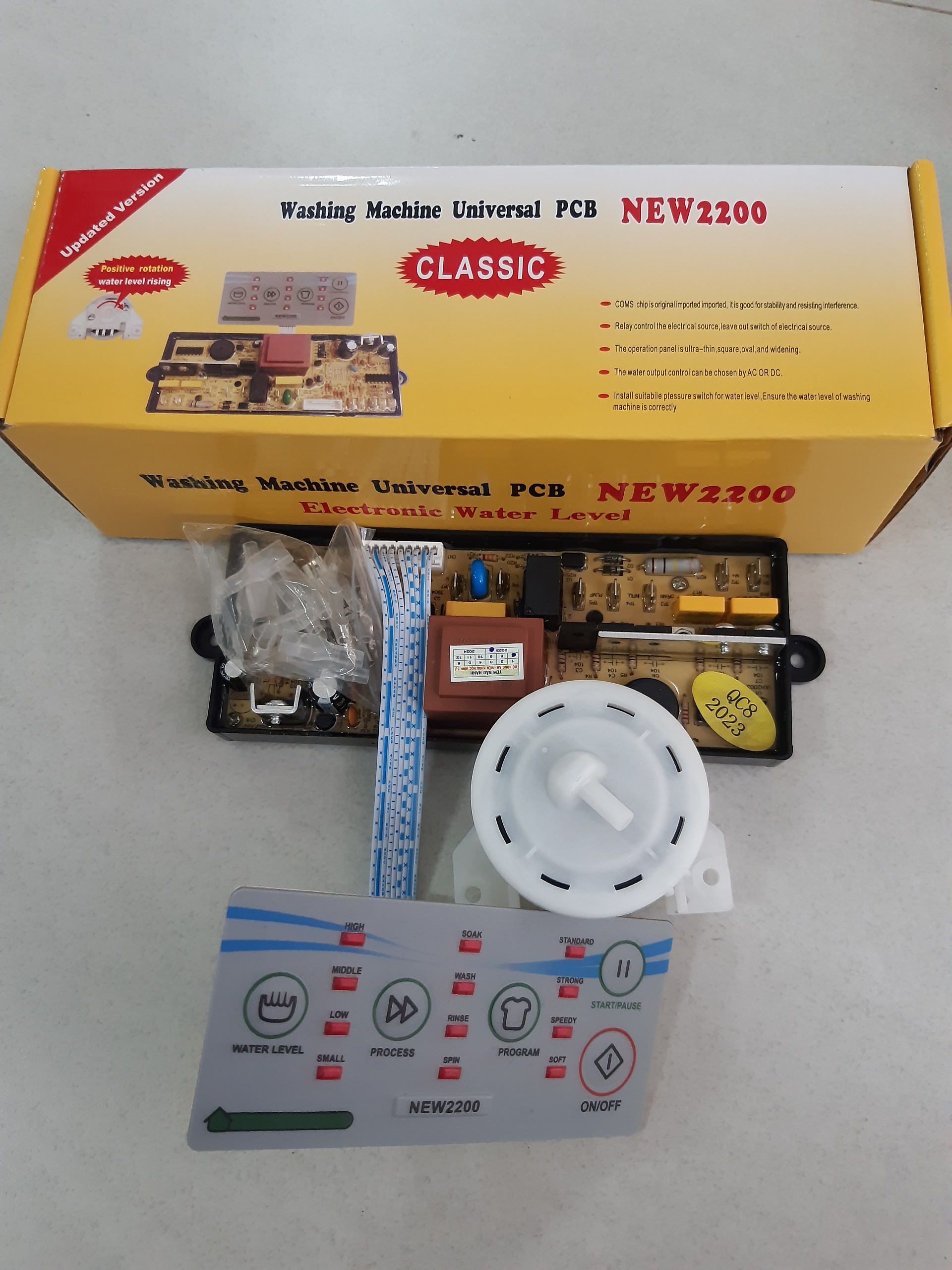 Bo Mạch Máy Giặt Đa Năng NEW 2200( loại Zắc)