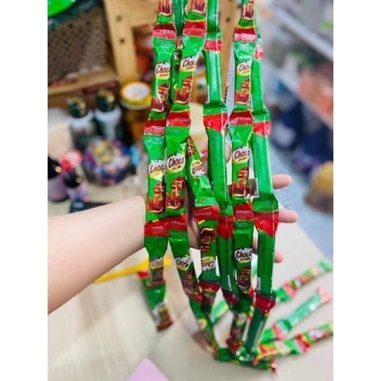 1 Bịch 50 Gói Kẹo Choco Cube (mỗi thanh 5 viên tổng gói 100 viên)