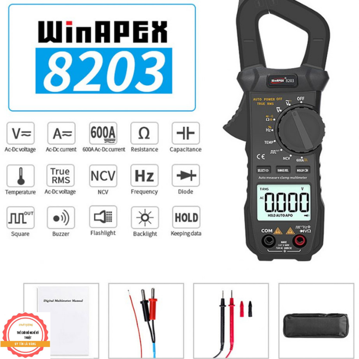 ĐỒNG HỒ KẸP DÒNG WINAPEX 8203