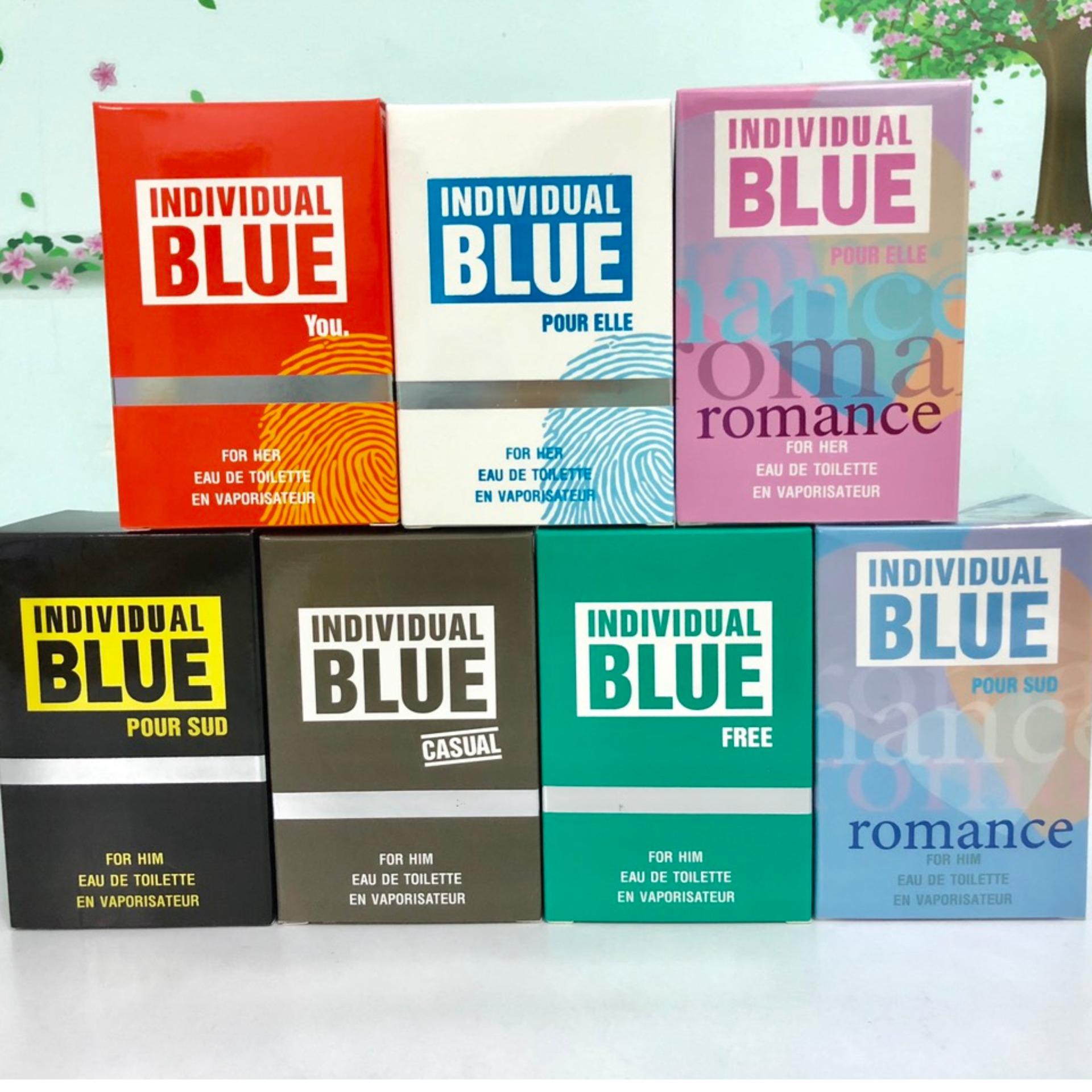 Nước Hoa Cho Nữ INDIVIDUAL BLUE Pour Elle 50ml (Bạc)