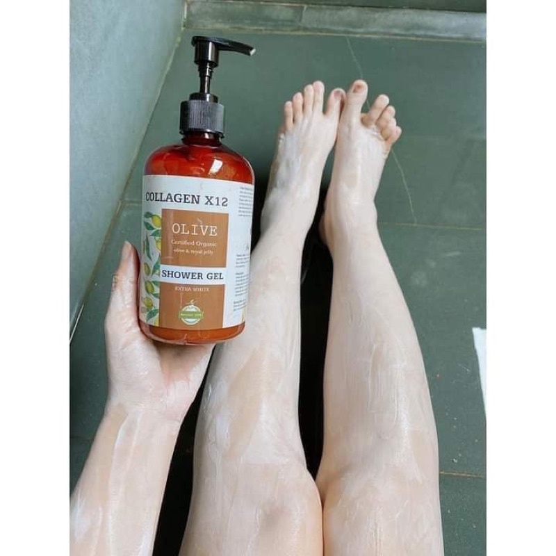 Sữa tắm trắng da Collagen X12 500ml