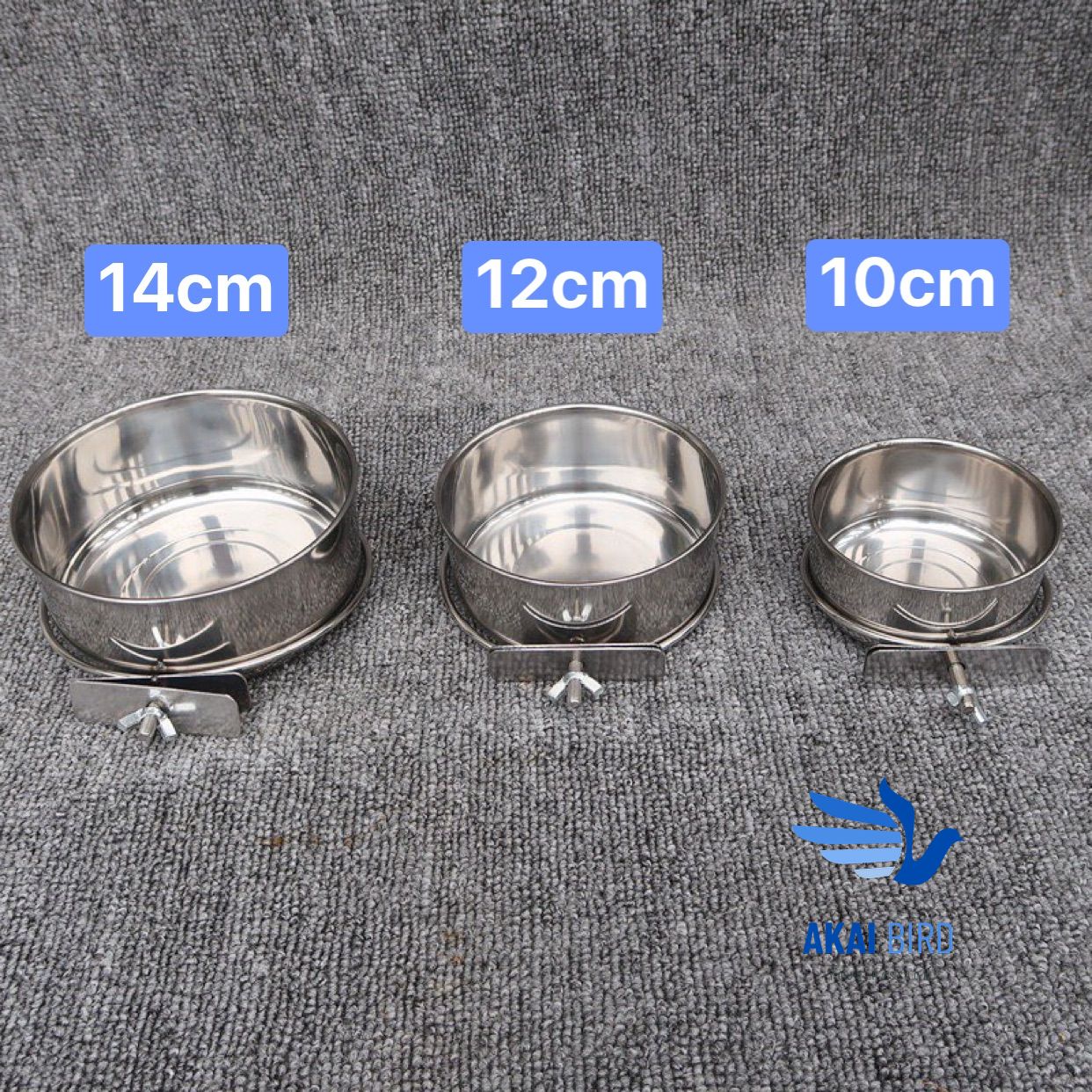 Cóng Ăn Inox Dành Cho Vẹt...