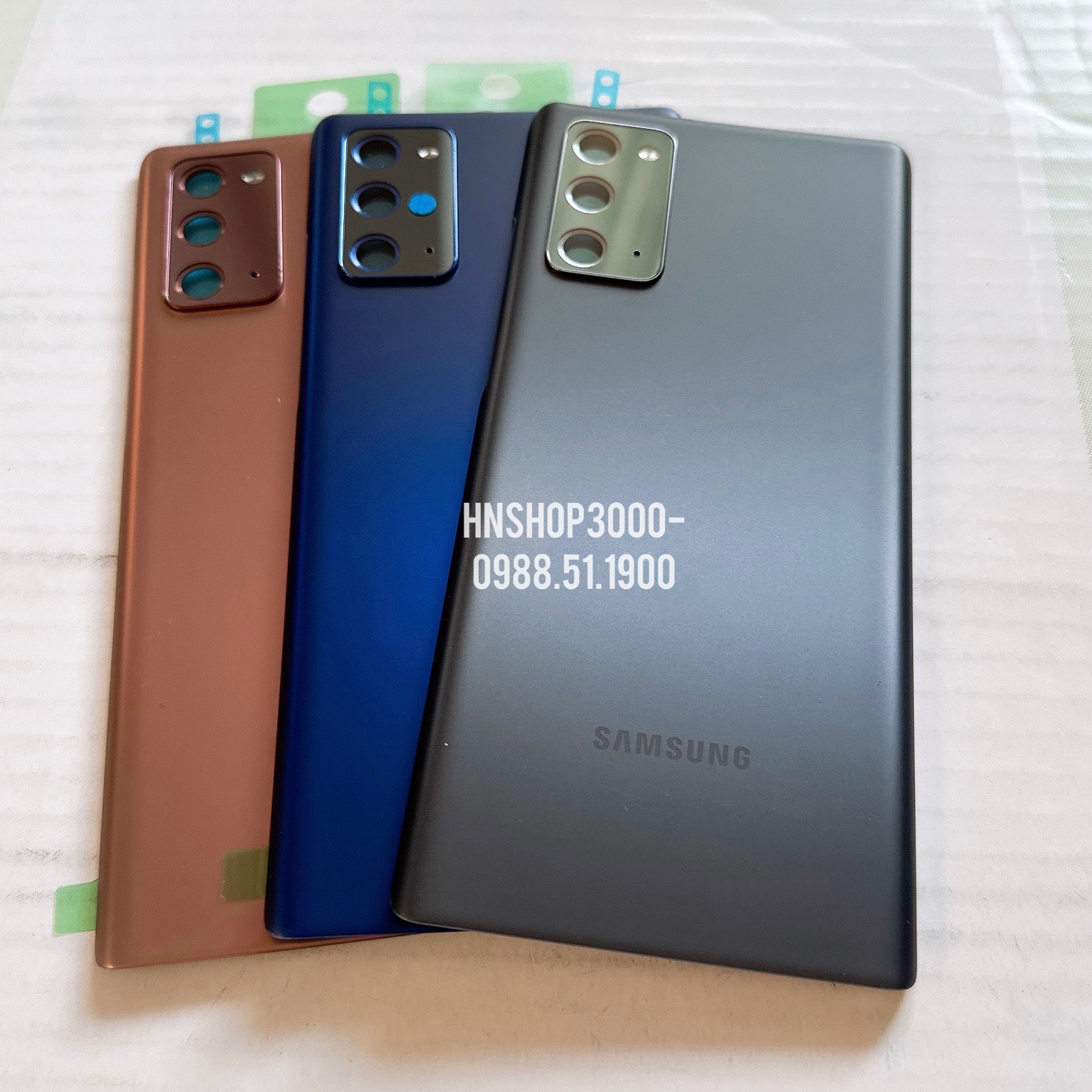Nắp Lưng Samsung Note 20 Zin (có kính camera) - Vỏ lưng điện thoại Note20