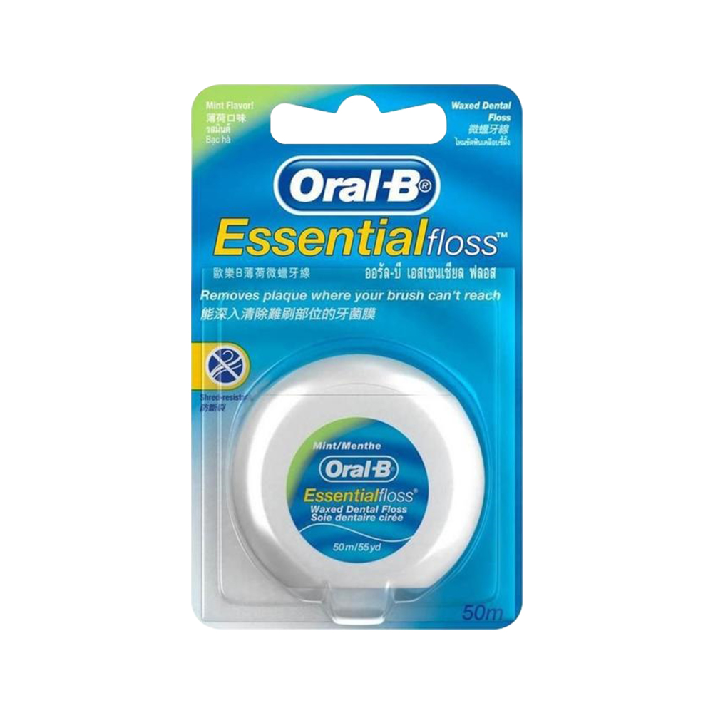 Combo 2 Chỉ Nha Khoa ORAL-B Essential Floss Bạc Hà Hộp 50M