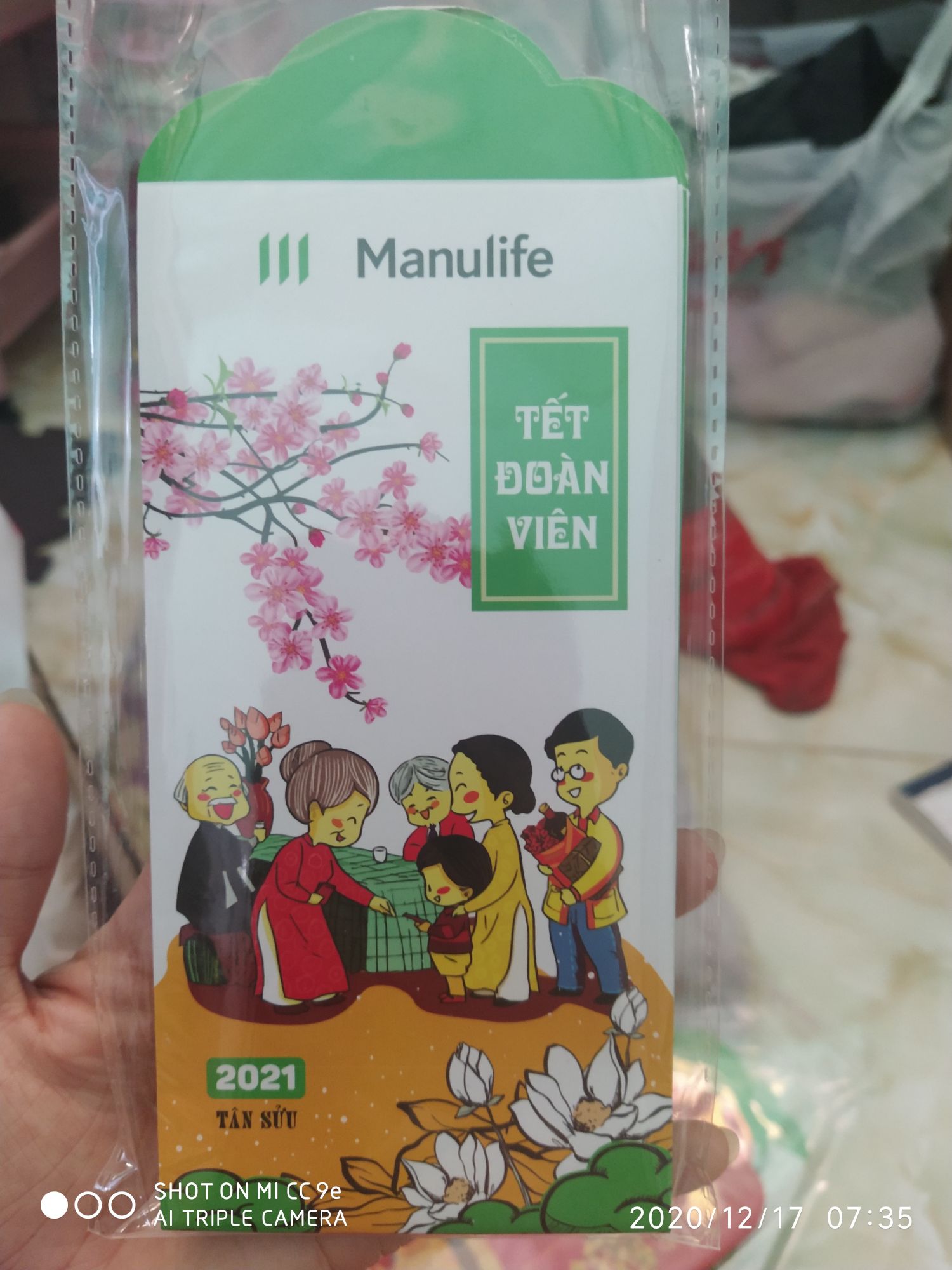 COMBO 200 BAO LÌ XÌ MANULIFE 2022