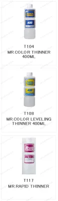 DUNG MÔI MR HOBBY LACQUER THINNER - MR COLOR THINNER / LEVELING THINNER / MR RAPID THINNER 400ML