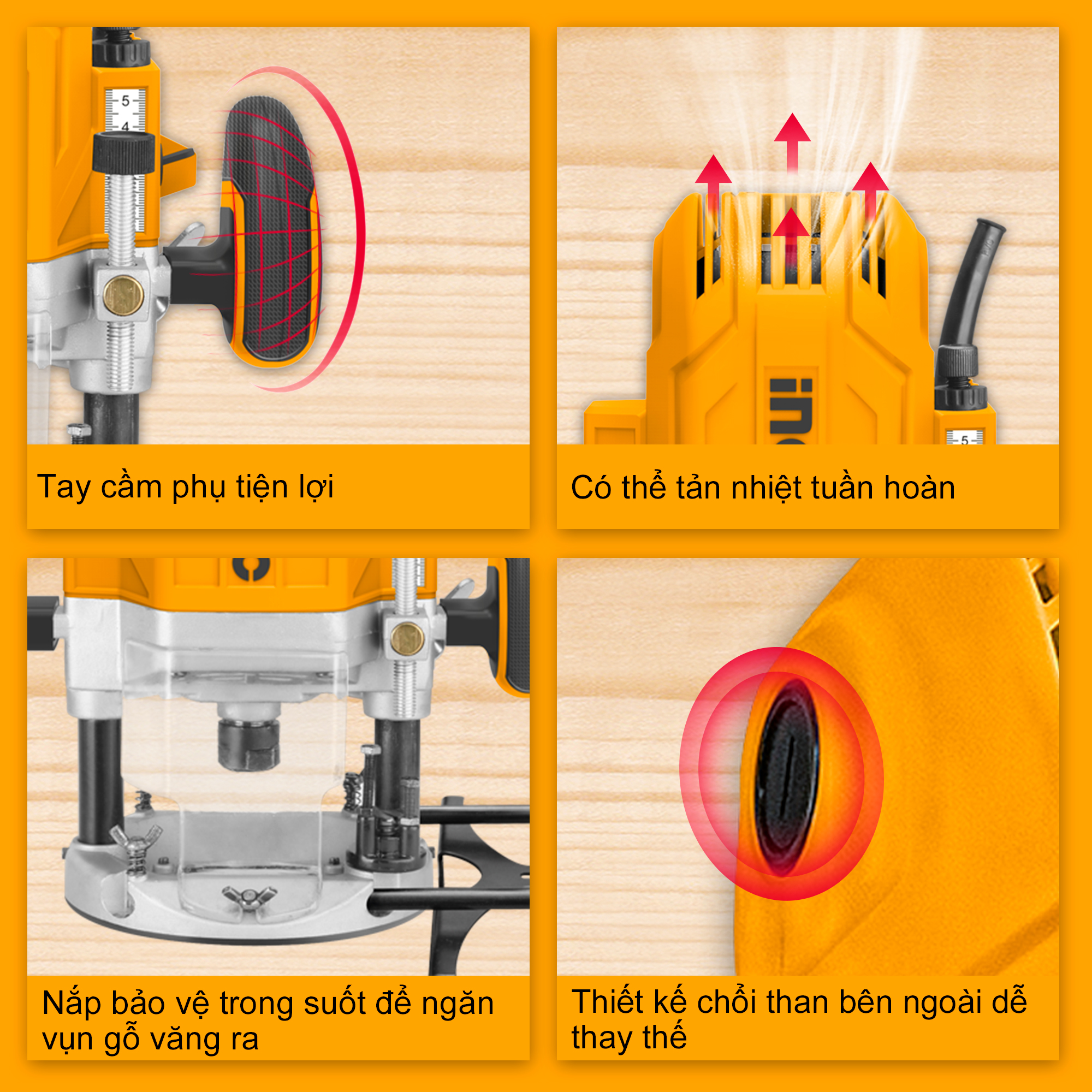 Máy phay gỗ RT160028