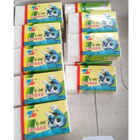 Combo 2 Gôm tẩy Thiên Long E-05 E-06