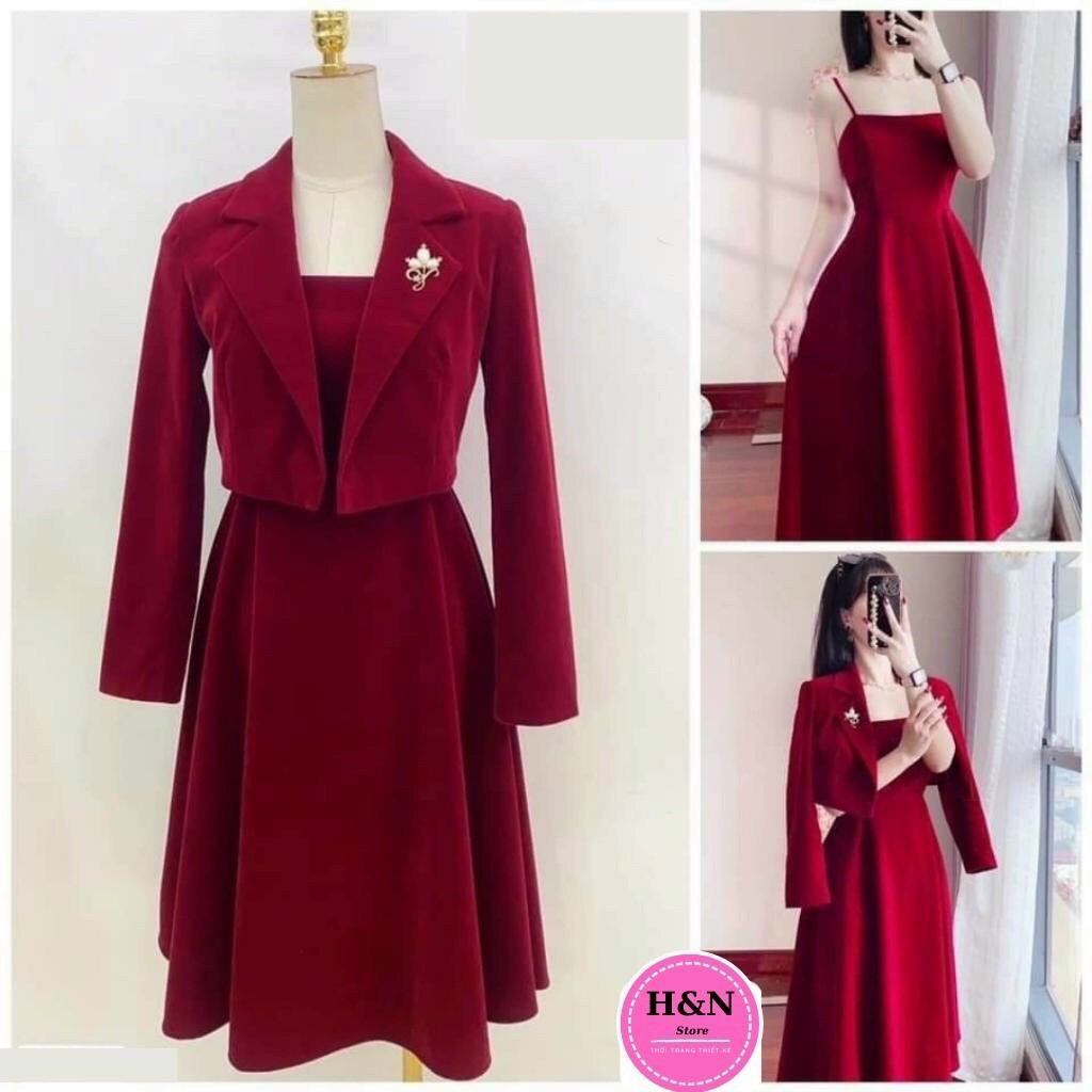 Hcm hàng mới về ,sét bộ đồ nữ ,sét bộ vest mix kèm đầm umi siêu xinh thanh lịch ht