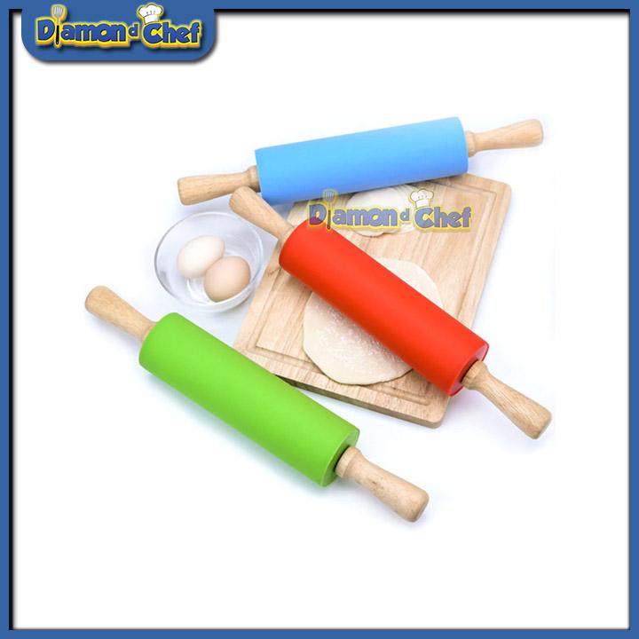 Cây cán bột silicon size trung 28cm