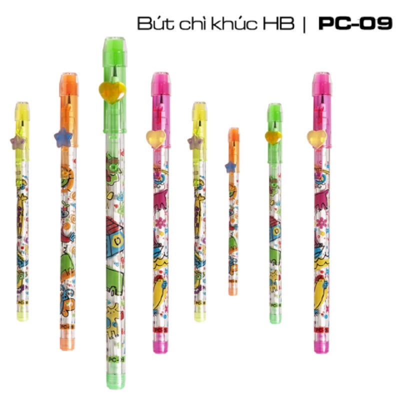 Combo 3 Chiếc Bút Chì Khúc Pc09