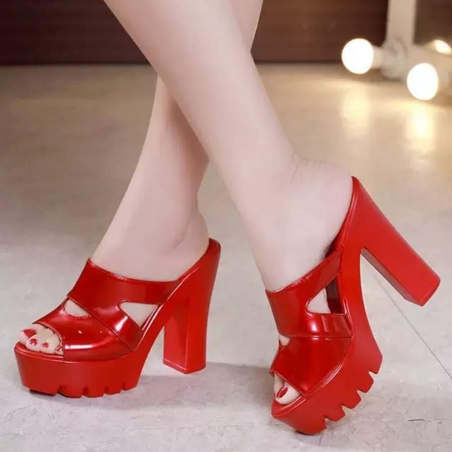 [HCM]Dép cao gót khoét eo sành điệu