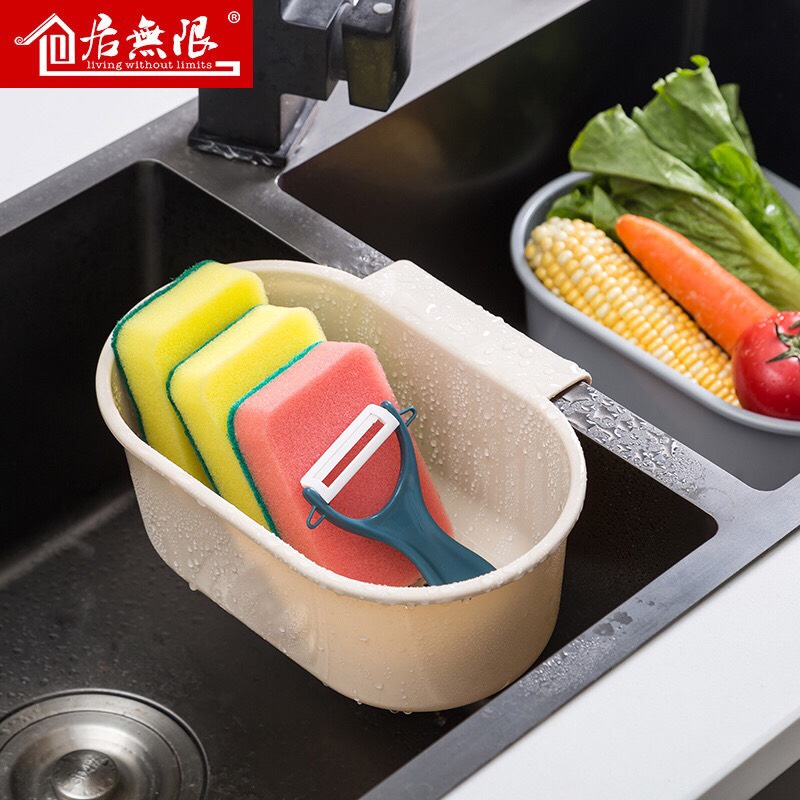 Rổ Nhựa Gắn Bồn Rửa Bát ráo nước