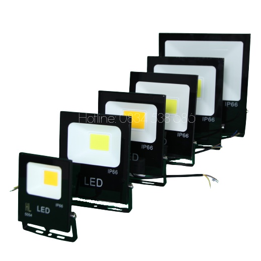 Đèn led pha 10w/20w/30w/50w/100w/150w siêu sáng, đèn hắt sân vườn, đèn chiếu biển, hl lighting