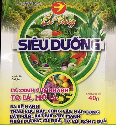 Phân bón NPK 30-10-10 nở bụi, xanh lá, mập cọng 40gr
