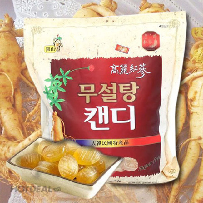 Kẹo hồng sâm không đường 500gram