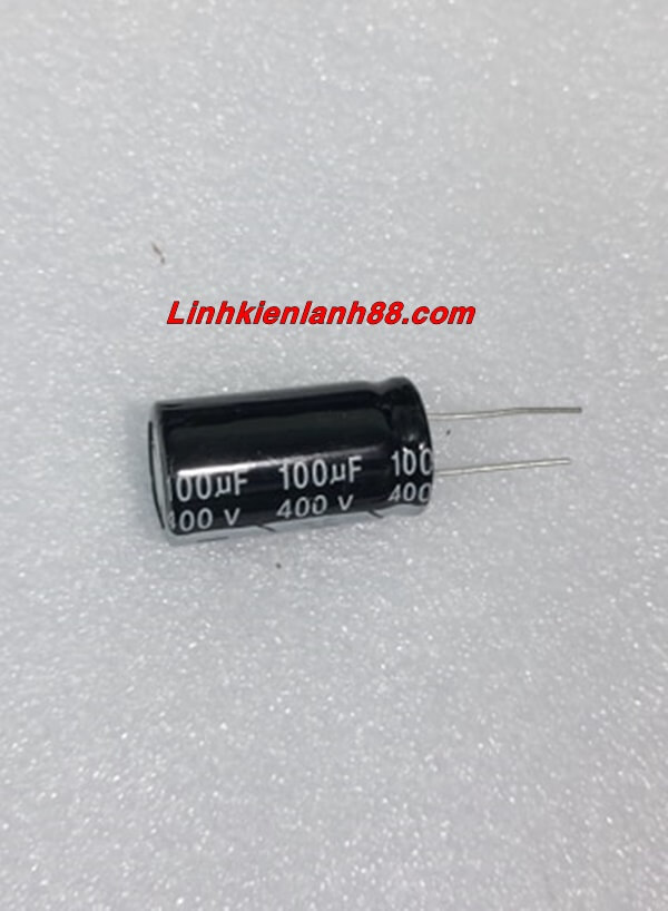 (5c) Tụ Hóa 100uf 400v Mới, Chính Hãng.