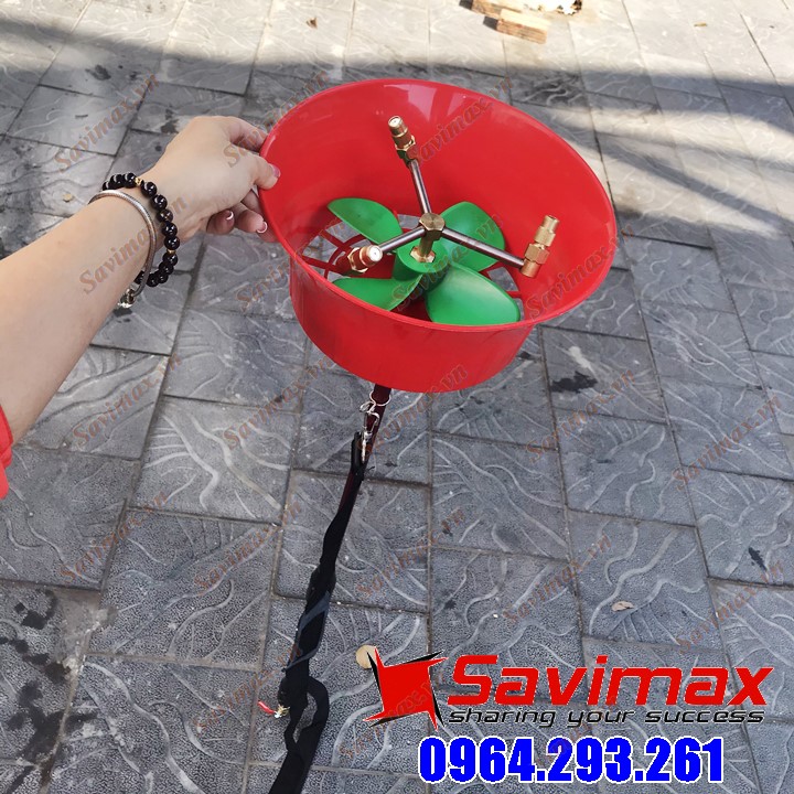 Cần xịt cánh quạt phun th.uốc thế hệ mới (4 cánh)