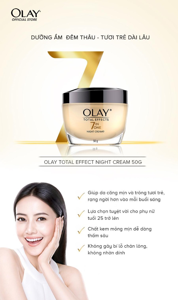 Olay Total Effects 7 in 1 Ban Đêm