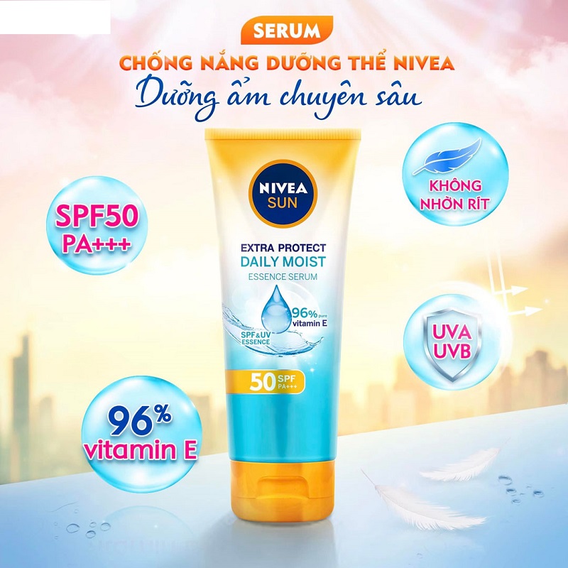 Nivea Extra Protect Daily Moist Essence Serum SPF50 PA+++ 180ml
