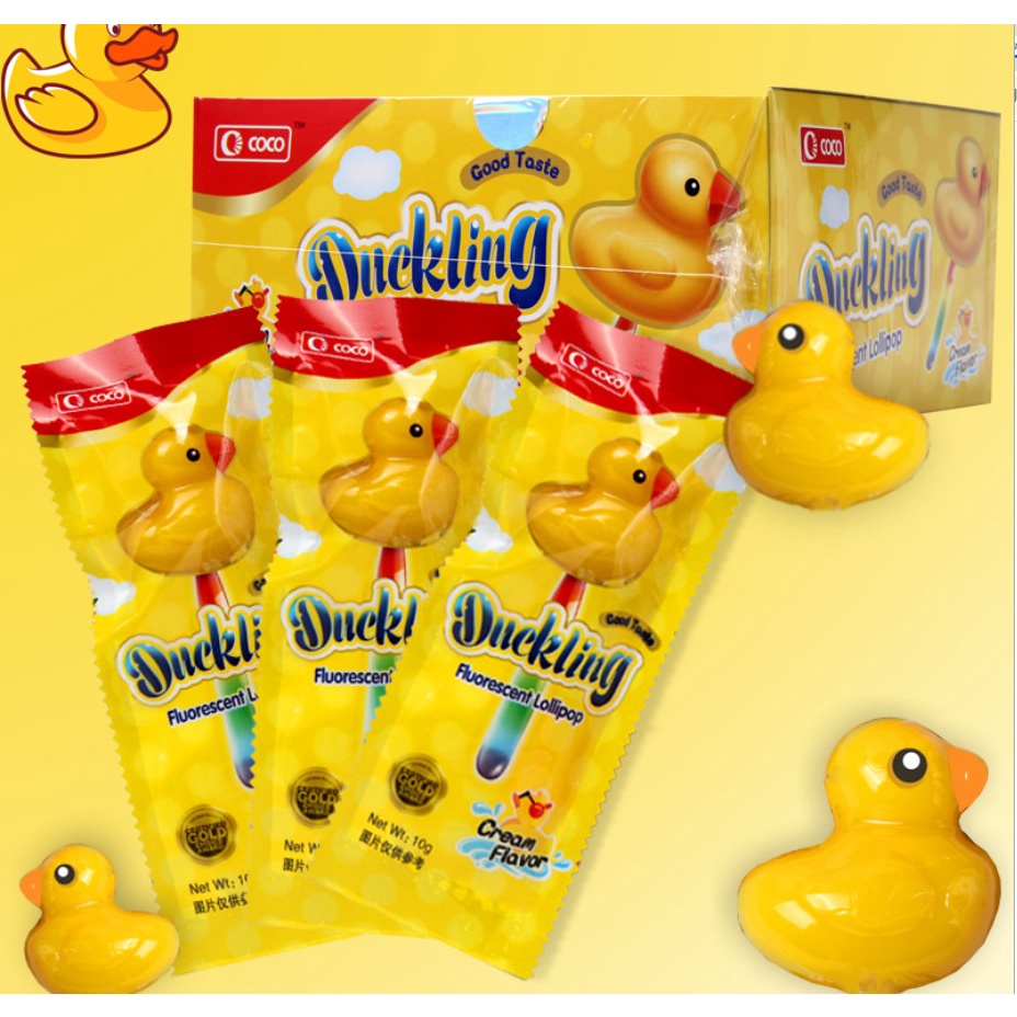 kẹo mút phát sáng con vịt COCO duckling philippin