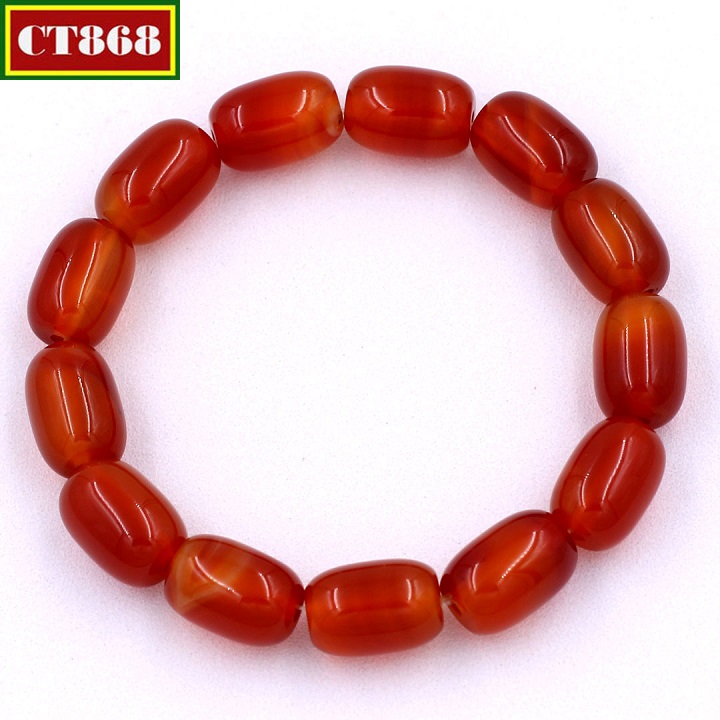[HCM]VÒNG TAY MÃ NÃO ĐỎ BẦU 13MM X 18MM