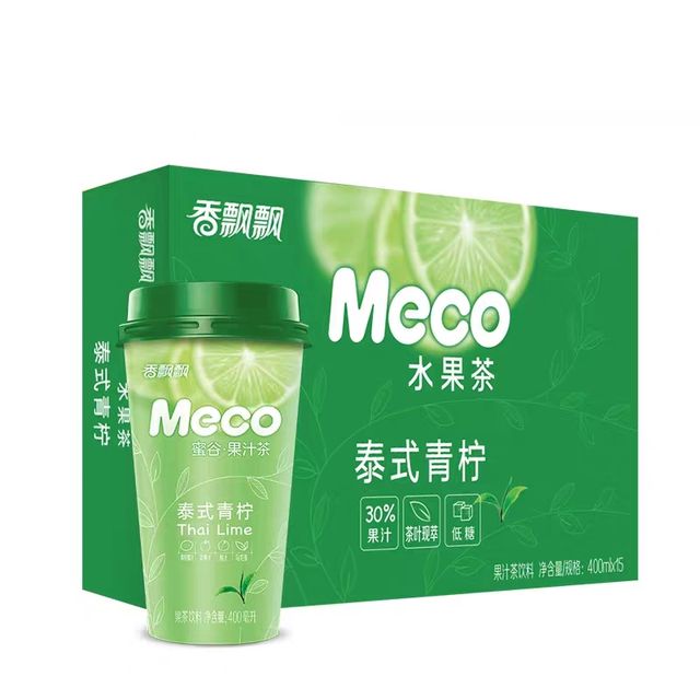 Trà hoa quả Meco vị chanh Thái 400ml