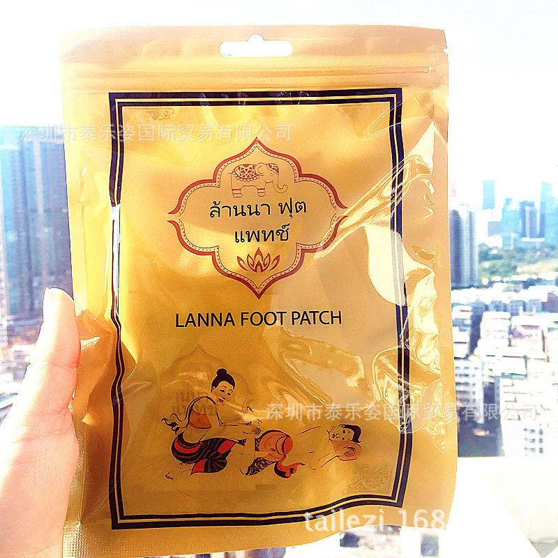 Bịch 10 MIẾNG DÁN THẢI ĐỘC CHÂN LANA FOOT MATCH THÁI LAN