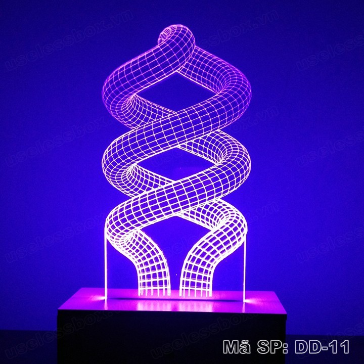 Đèn ngủ 3D hình đèn Compact