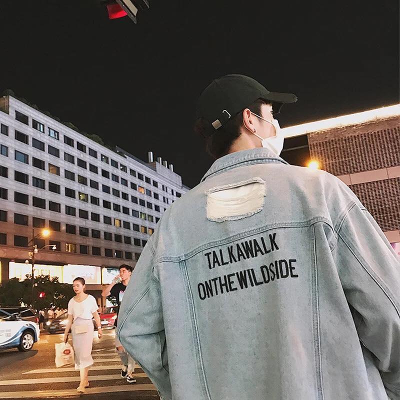 [HCM]ÁO KHOÁC JEAN NAM FORM RỘNG MẪU MỚI THỜI TRANG CAO CẤP LULY FASHION L1387