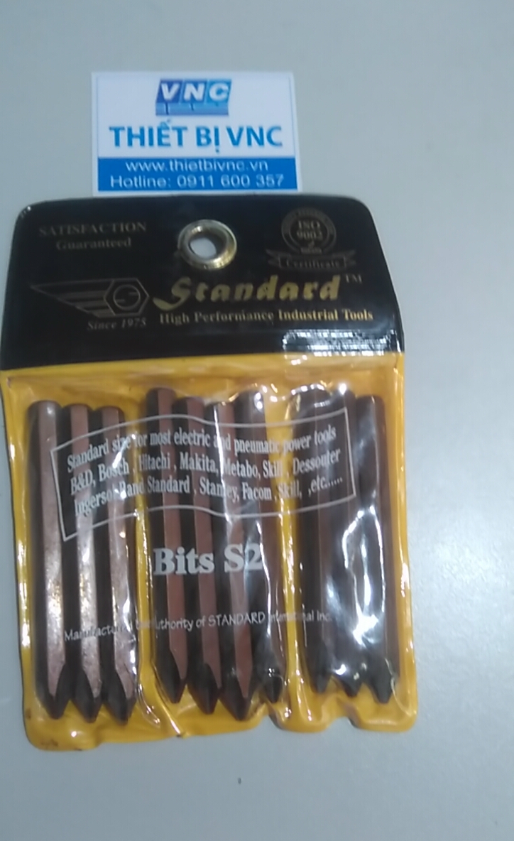 Mũi vít đóng 5 li, 6 li dài Standard