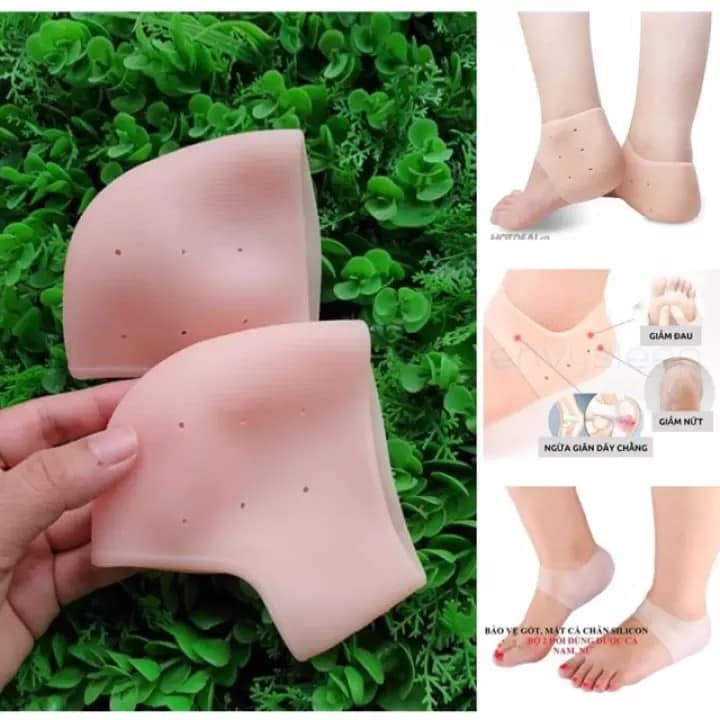 Cặp silicon bọc gót chân chống nứt nẻ gót