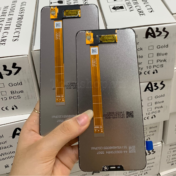 Màn hình oppo A3S/A5/Realme C1/Realme 2 zin (Tặng kèm keo+tặng cường lực)
