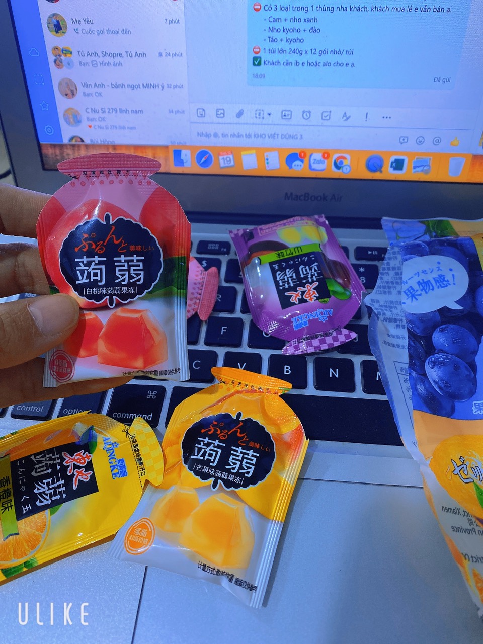 THẠCH TRÁI CÂY AIQINGKE NHẬT BẢN