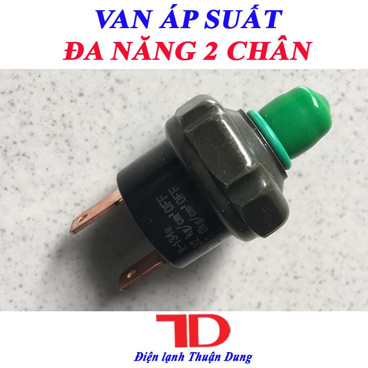Van áp xuất 2 chân cắm dùng cho hệ thống điều hòa ô tô, hệ thống lọc môi chất lạnh ô tô - Điện Lạnh Thuận Dung