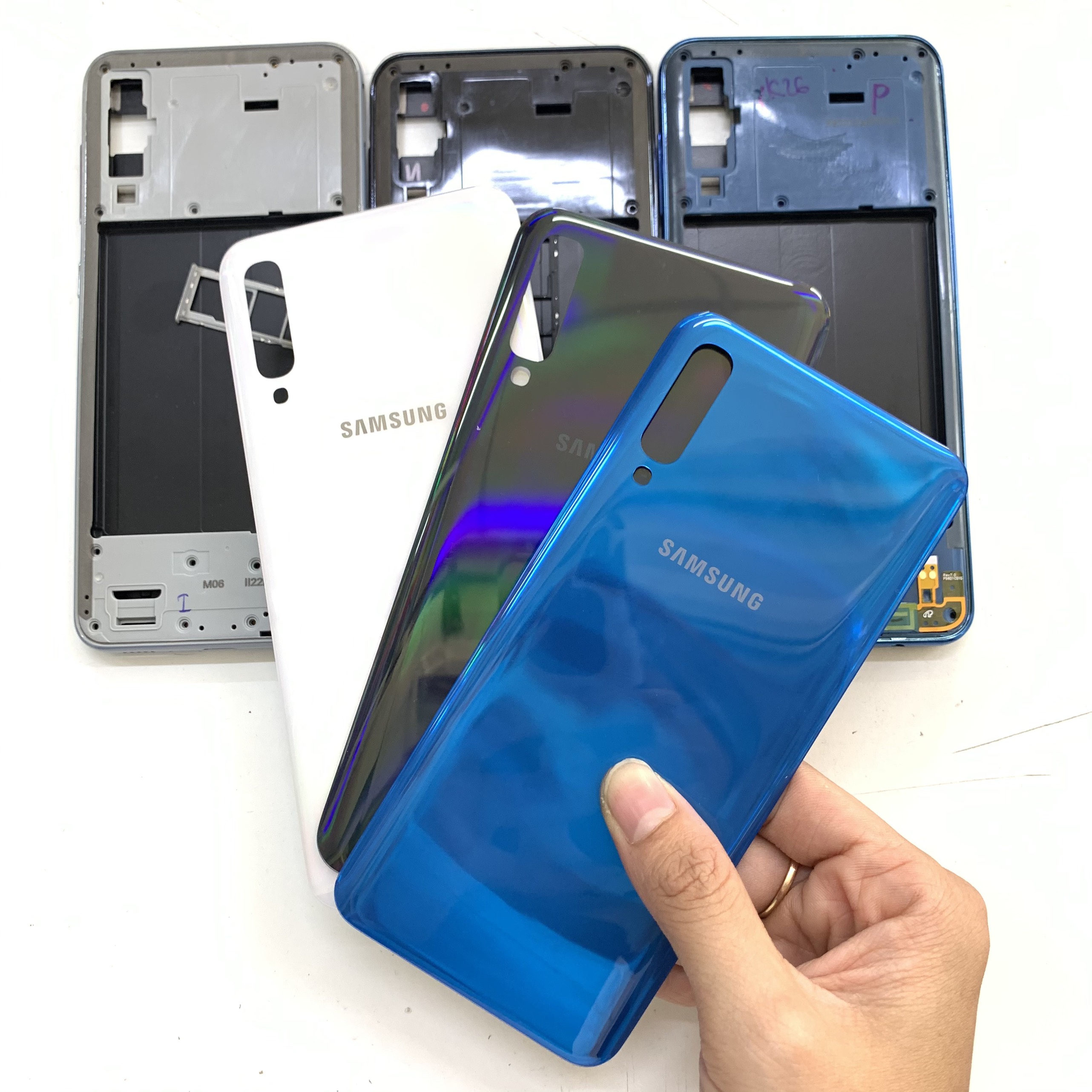 VỎ SƯỜN ĐIỆN THOẠI SAMSUNG GALAXY A50 ZIN ( Sườn , Lưng , Khai sim ) - LINH KIỆN NAM VIỆT