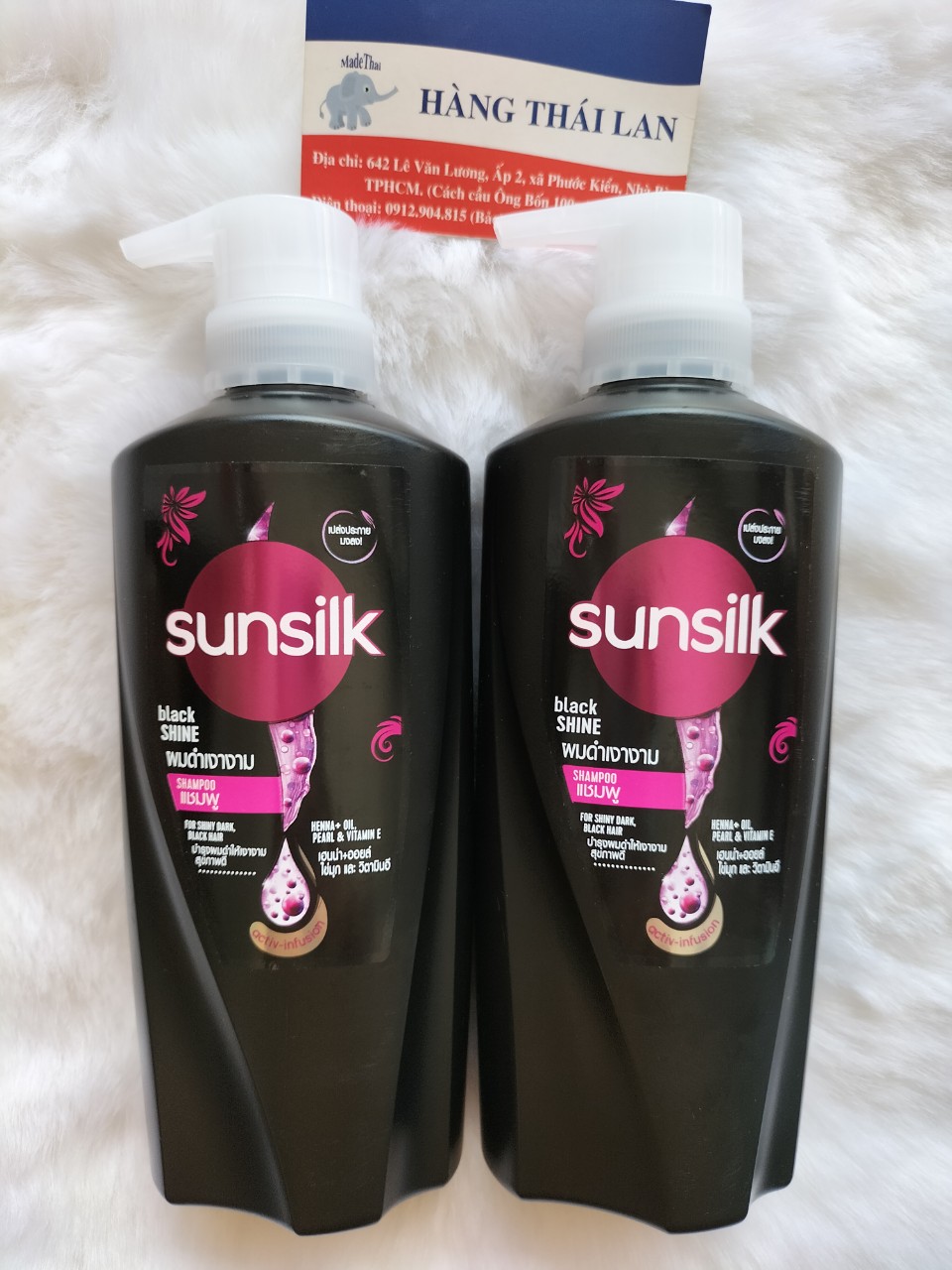 Dầu gội Sunsilk Thái Lan Màu đen 400ml
