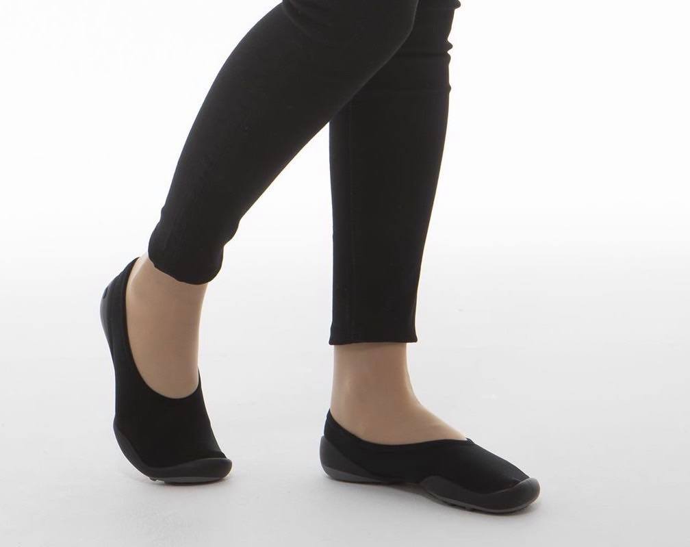 GIÀY BỎ TÚI KUMUELLO- FLAT ALL BLACK NGƯỜI LỚN