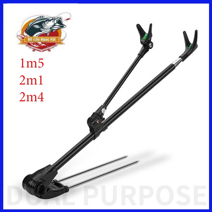 Chống, gác cần câu đài câu đơn cao cấp ultra ligh gác cần câu đài câu cá - đồ câu ngọc hải