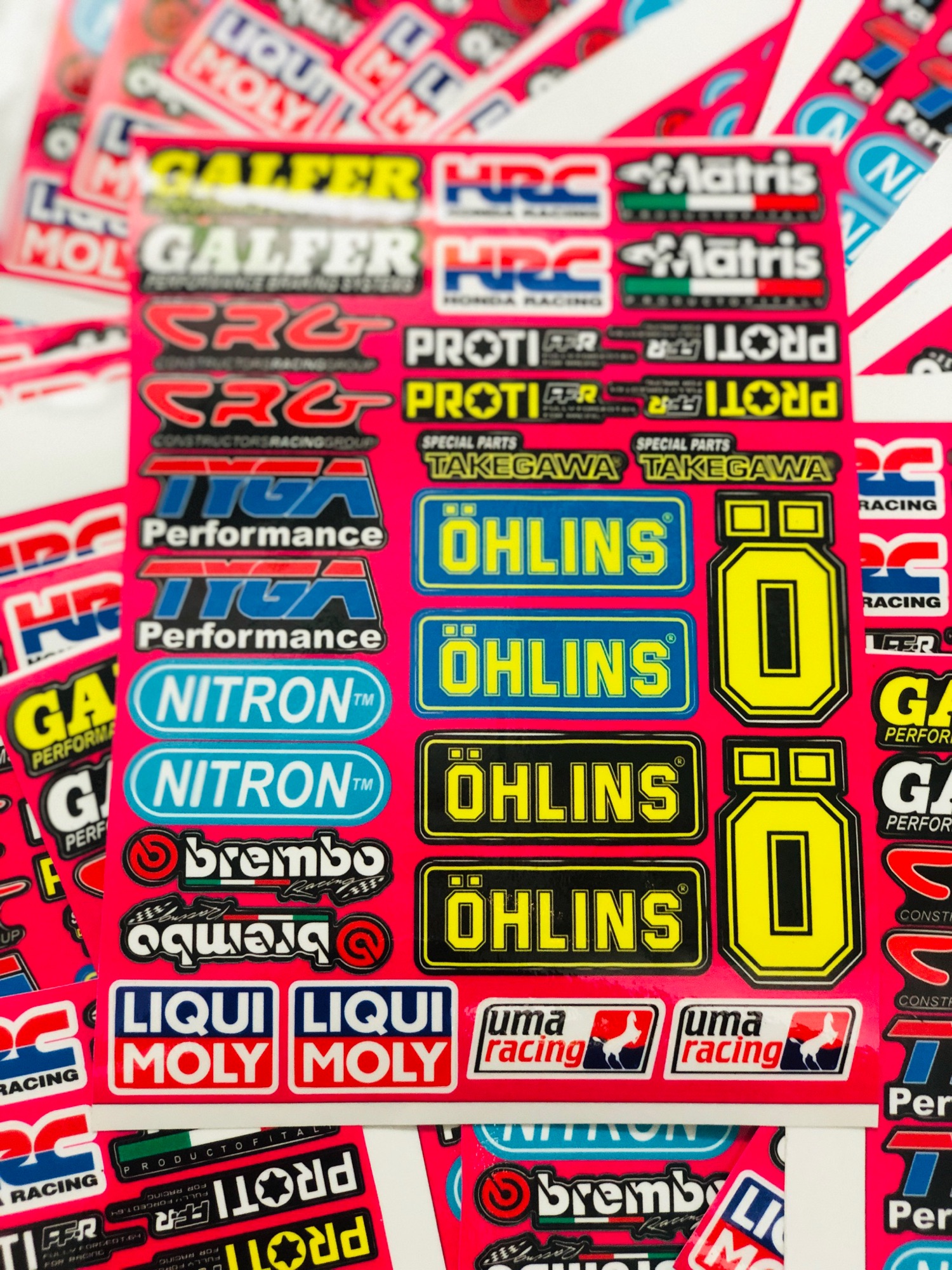 Logo combo giấy hồng kích thước A4
