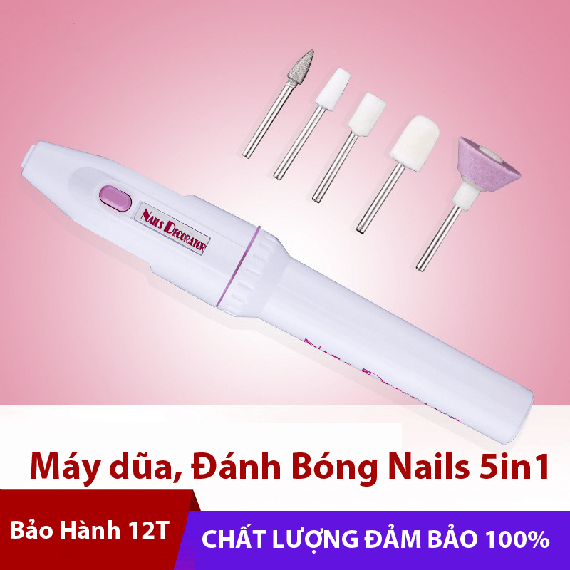 Bộ Máy dũa Móng, Đánh Bóng Móng làm Nails 5 trong 1, Quay mạnh A071