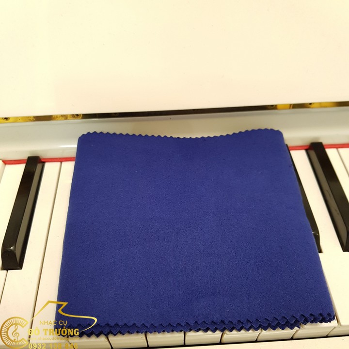 Khăn Phủ Phím Đàn Piano màu xanh dương