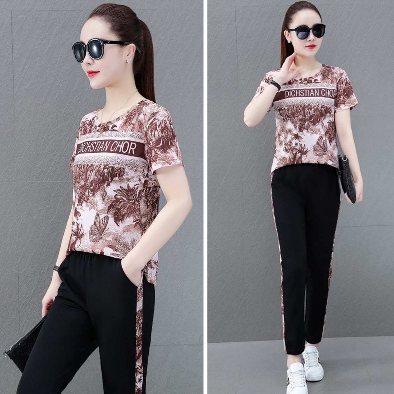 BỘ THUN HỌA TIẾT HOA LÁ CỔ SIZE 45KG ĐÊN 70KG