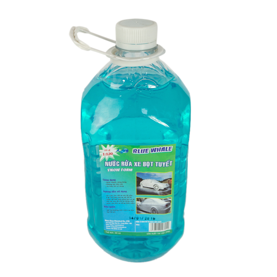 Nước rửa xe bọt tuyết đậm đặc Can 2 lít Tỷ lệ 1 40