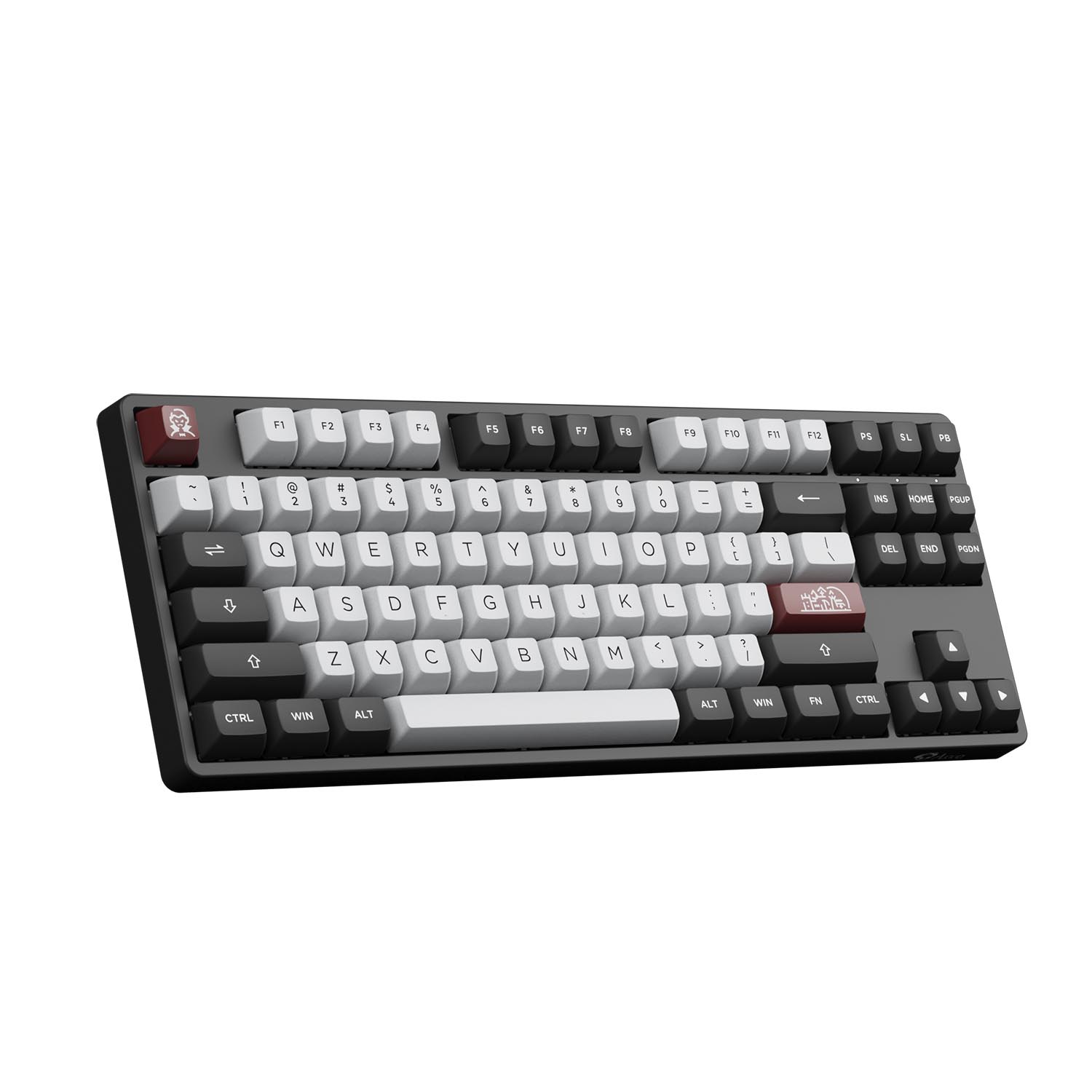 Bàn phím cơ Akko 5087B Multi-modes Dracula Castle (Bluetooth 5.0 / Wireless 2.4Ghz / Hotswap / Foam tiêu âm / TTC switch)